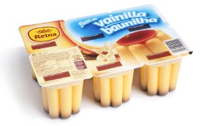 VANILLA FLAN PUDDING REINA 6X100G              