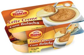 LEITE CREME COM BOLACHA REINA 4X125G