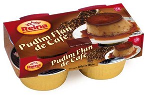 PUDIM FLAN CAF&Eacute; REINA 4X110G 